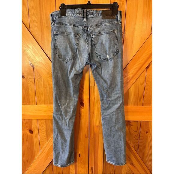 Express Jeans Mens Size 28 X 30 Distressed Rocco Slim Fit Skinny (1823) - Picture 6 of 10